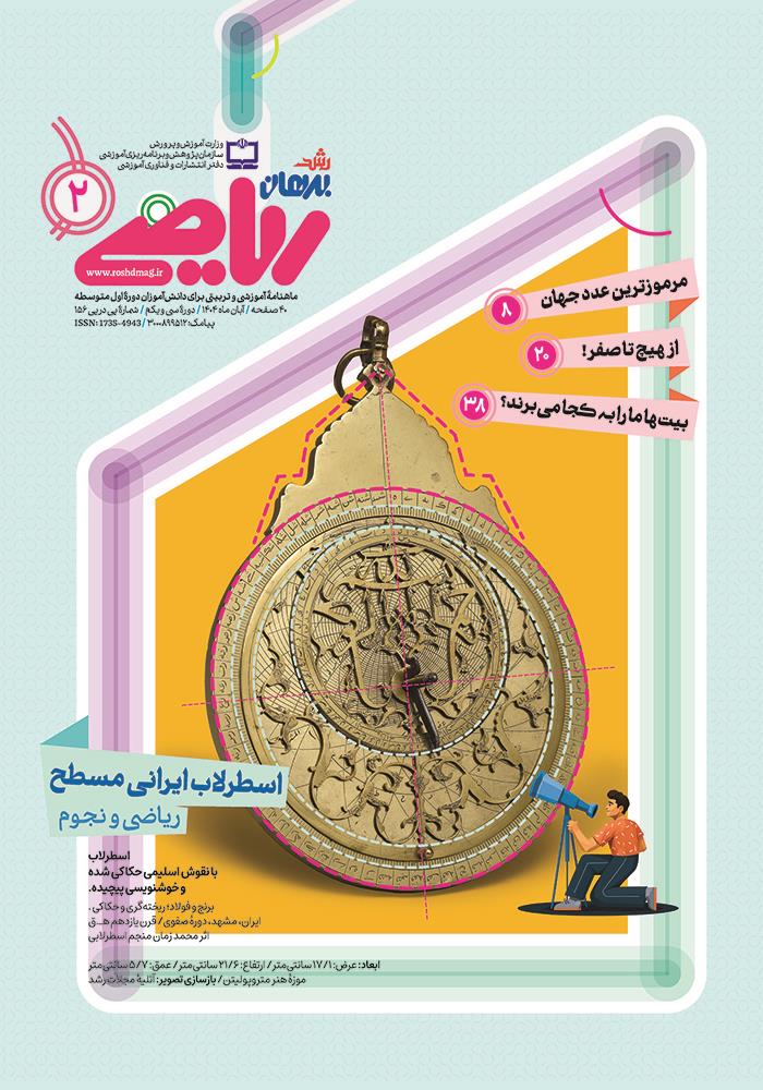رشد برهان متوسطه اول؛ شماره ۲. آبان ۱۴۰۴